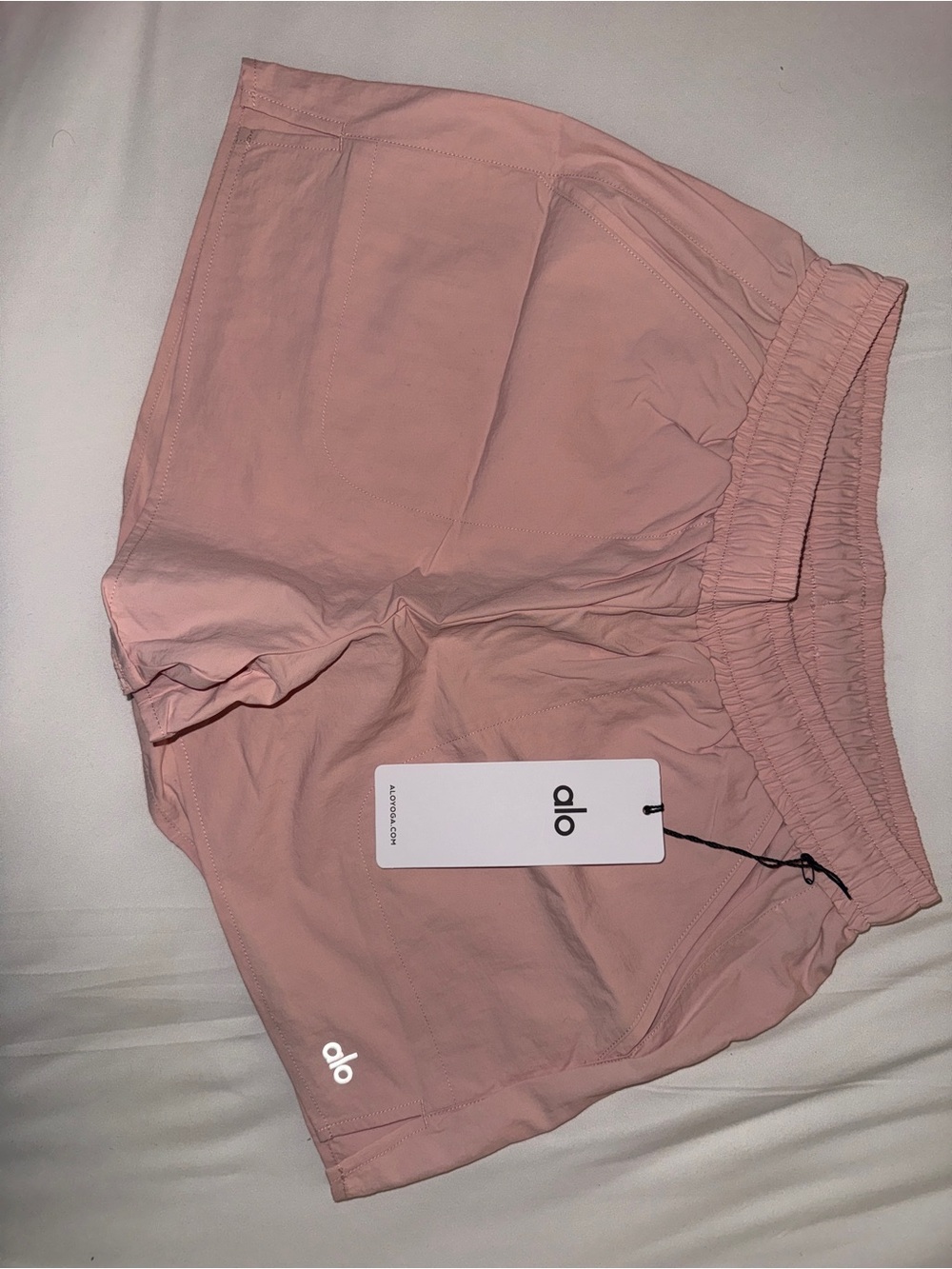 ALO Yoga Alumni Short Pink Quartz NWT
